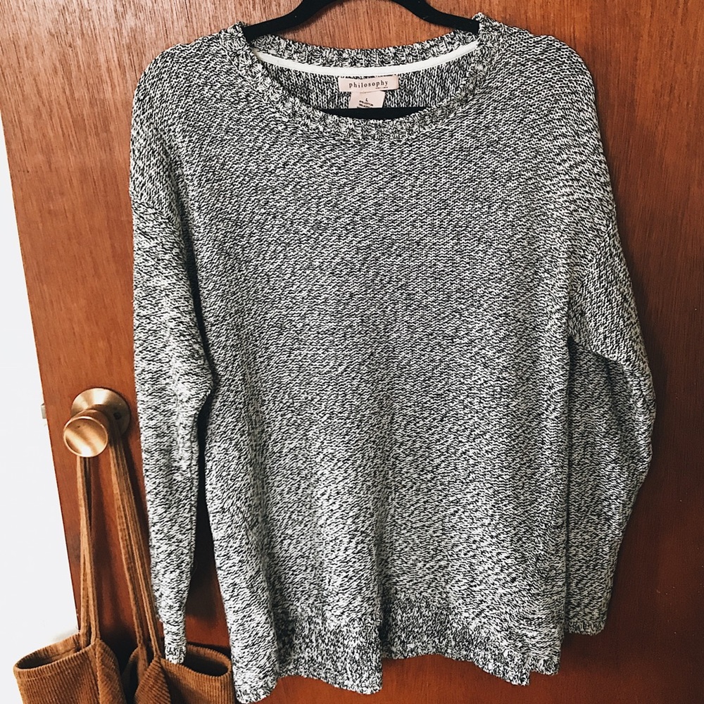 Peppered Philosophy Crewneck Sweater
